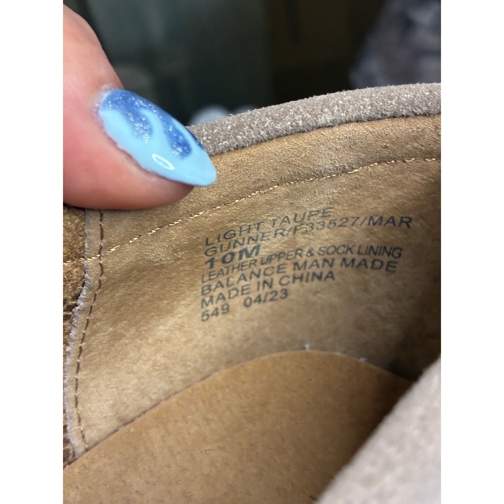 House of Harlow 1960 Gunner Light Taupe Suede Lug Sole Penny Loafers 10M - Picture 6 of 6